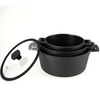 Jumbo Back Cook 7 Parça Alüminyum - Döküm Tencere Seti