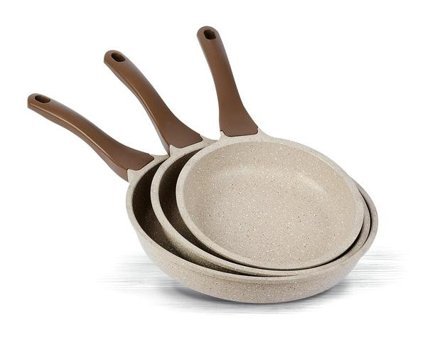 ThermoAd Granit 3 Parça Döküm - Granit Tava Seti