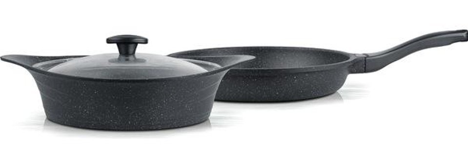 ThermoAd Pyro 3 Parça Döküm - Granit Tencere Seti