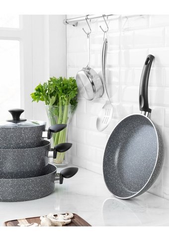 Madame Coco Gordes 7 Parça Granit Tencere Seti