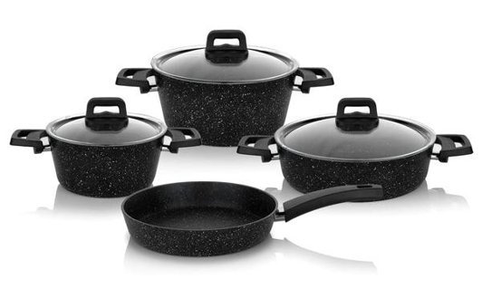 Schafer Pro Cast Mini 7 Parça Granit Tencere Seti