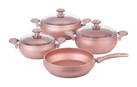 Özkent K-520 7 Parça Granit Tencere Seti