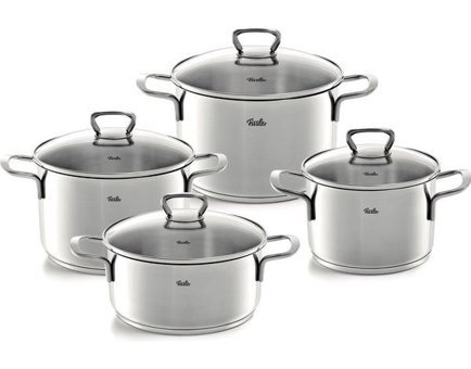 Fissler Las Vegas 4 Parça Çelik Tencere Seti