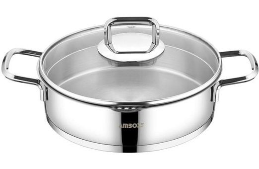Amboss 6572 Diamond Strainer 8 Parça Cam Tencere ve Tava Seti
