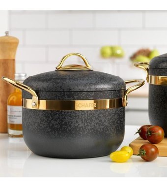 Schafer Goldie 7 Parça Granit Tencere Seti