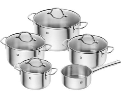 Zwilling Flow 5 Parça Çelik Tencere Seti