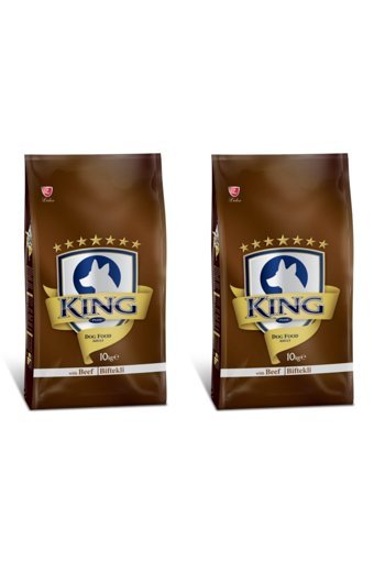 King Biftek Orta Irk Yetişkin Köpek Maması 2x10 kg
