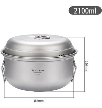 Ti Artisan Ti Artisan 2 Parça Titanyum Tencere Seti