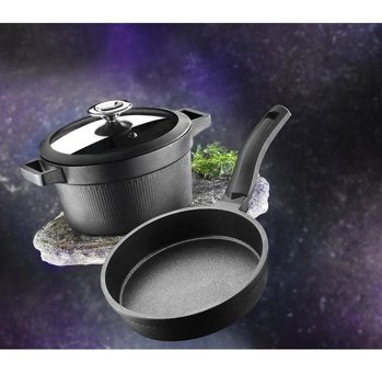 Decorev Alya 3 Parça Döküm Tencere ve Tava Seti
