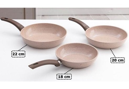 Gülsan Safran 3 Parça Granit Tava Seti
