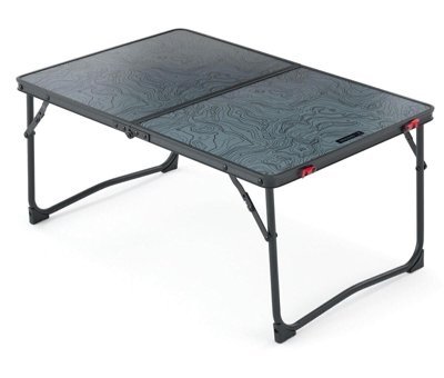 Decathlon MH100 64x42 cm Dikdörtgen Alüminyum Katlanır Kamp Masası Gri