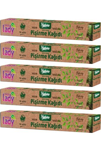 Miss Lady Doğal Pişirme Kağıdı 16x5 Adet