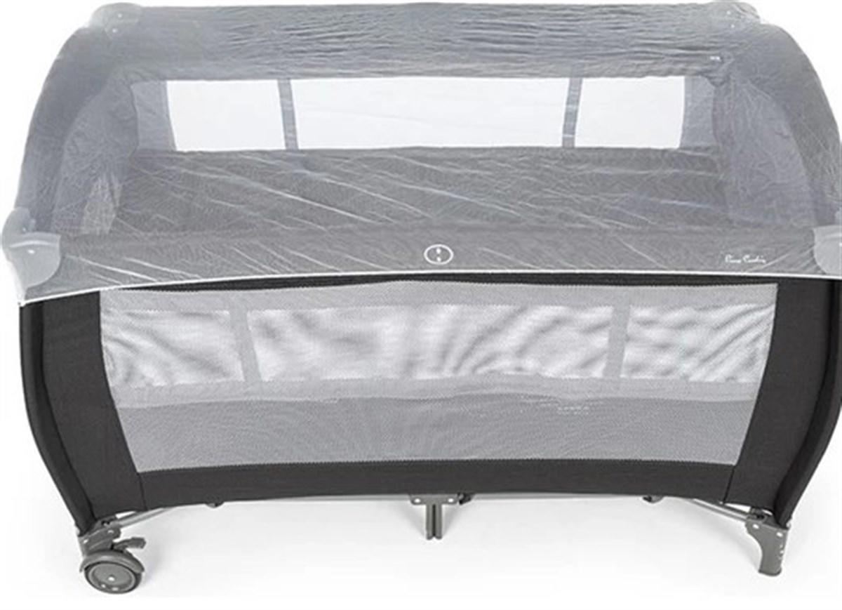 Pierre Cardin Utopia Alüminyum 22 kg Kapasiteli Ayarlanabilir Taşınabilir Ara Katlı 80x70 cm Sallanan Park Yatak Siyah