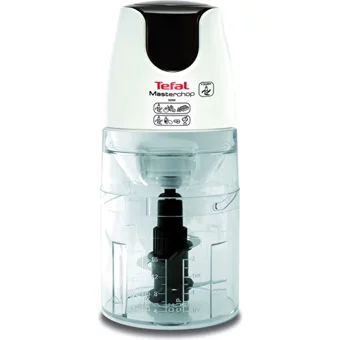 Tefal MasterChop Powelix 500 W 815 ml Plastik Hazneli 4 Bıçaklı Elektrikli Rondo Beyaz