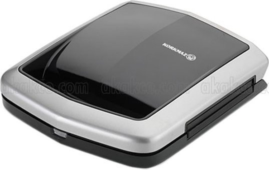 Korkmaz A305-06 2 Dilim Döküm Çıkarılabilir Plaka 800 W Siyah Tost Makinesi