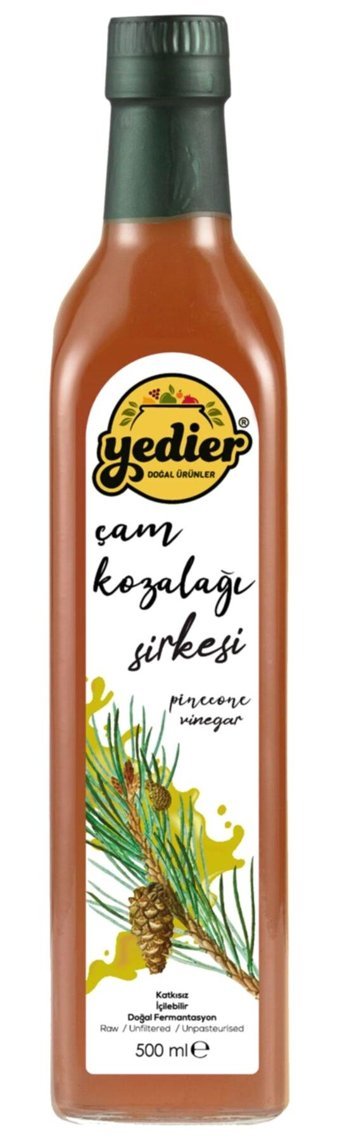 Yedier Doğal Kozalak Sirke 500 ml