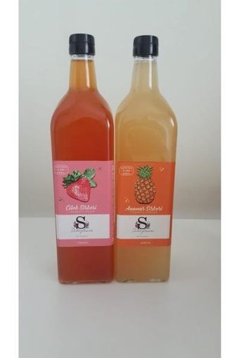 Süheylaana Doğal Ananas-Çilek Sirke 2x1 lt