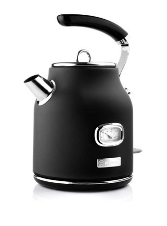 Westinghouse Çelik 1.7 lt 2200 W Işıklı Retro Siyah Kettle
