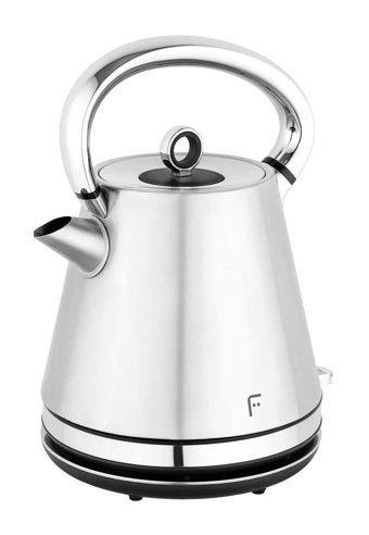 Fakir Percy Çelik 1.7 lt 2200 W Işıklı Retro Gümüş Kettle