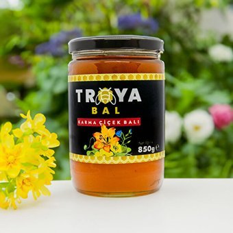 Troya Organik Süzme Çiçek Balı 850 gr
