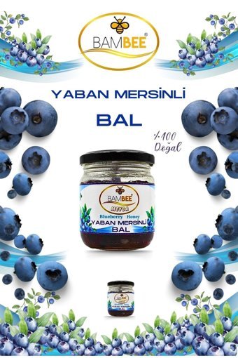 Bambee Organik Süzme Yaban Mersini Balı 250 gr