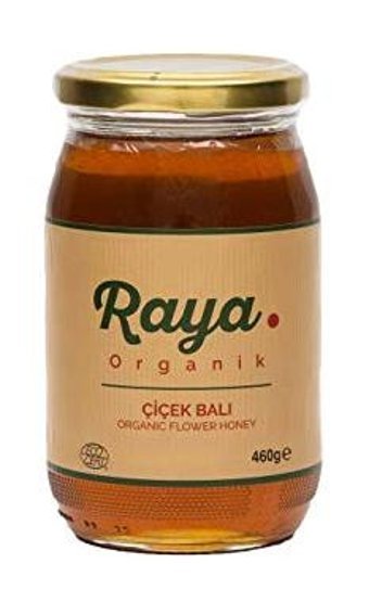 Raya Organik Organik Süzme Çiçek Balı 450 gr