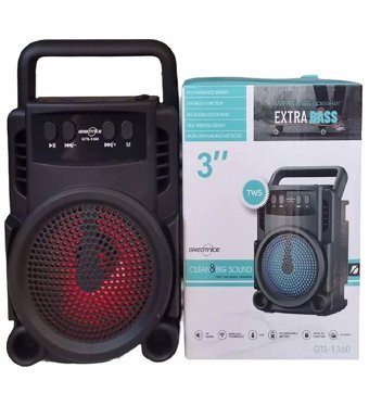 Greatnice GTS-1360 Bluetooth Hoparlör Siyah