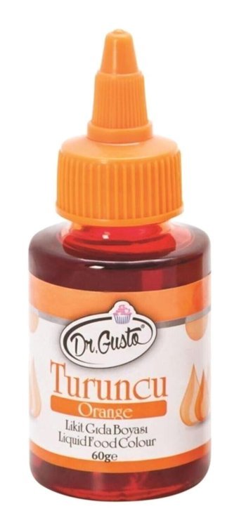 Dr. Gusto Turuncu Sıvı Gıda Boyası 60 gr