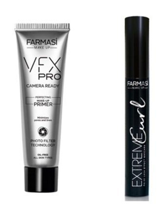 Farmasi Extreme Curl Hacim Veren-Uzunluk Veren Siyah Maskara