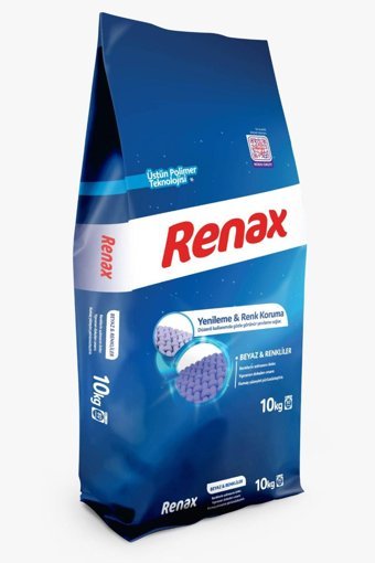 Renax Yenileme Renkliler ve Beyazlar İçin 80 Yıkama Toz Deterjan 10 kg