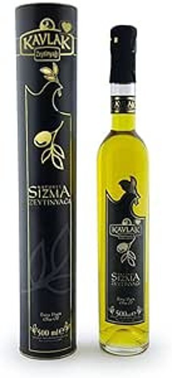 Kavlak Zeytin Eleganttissima Organik Cam Sızma Zeytinyağı 500 ml