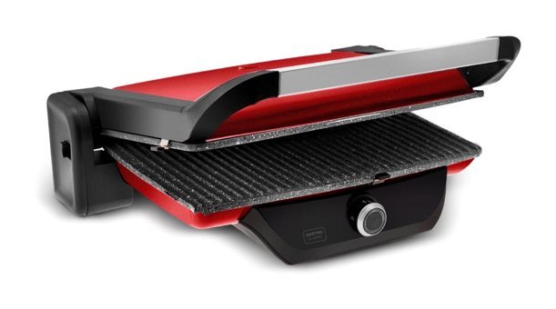 Karaca Gastro Classic 6 Dilim Döküm Çıkarılabilir Plaka 2000 W Izgara Kırmızı Tost Makinesi