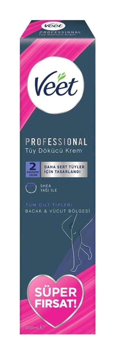 Veet Daha Sert Tüyler İçin Normal Ciltler İçin Koltuk Altı Bacak Genital Bölge Kadın Tüy Dökücü Krem 200 ml