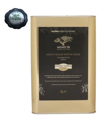 Sadık Tarım Teneke Sızma Zeytinyağı 3 lt