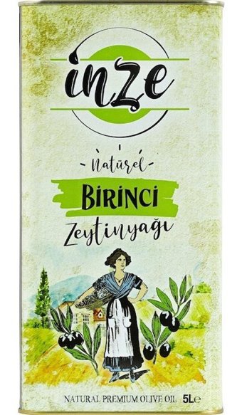 İnze Naturel Teneke Zeytinyağı 5 lt