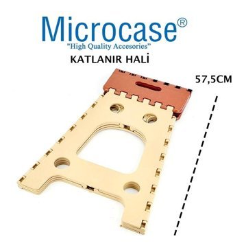 Microcase 3 No Plastik Katlanır Kamp Taburesi Krem