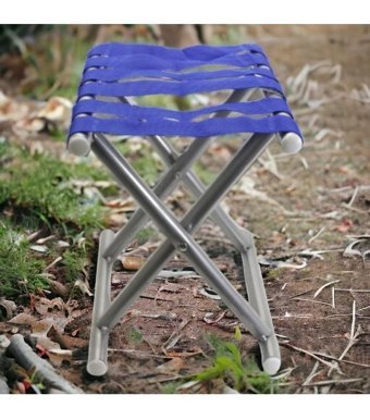 T.concept Metal Katlanır Kamp Taburesi Mavi