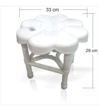 M3 Decorium Plastik Kamp Taburesi Beyaz