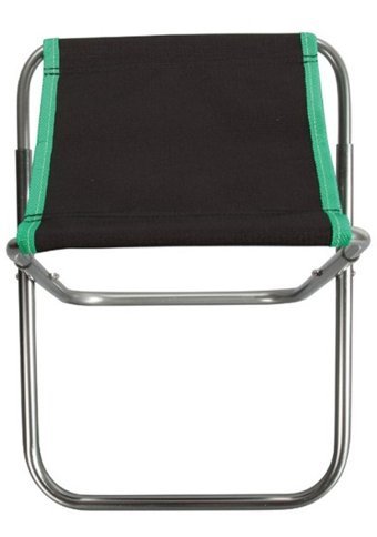 Halin Outdoor Bez Katlanır Kamp Taburesi Siyah