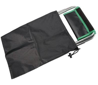 Halin Outdoor Bez Katlanır Kamp Taburesi Siyah