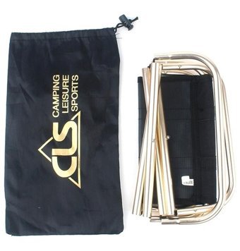 Cbtx Global Cls 7075 Alüminyum Alaşımlı Katlanır Kamp Taburesi Siyah