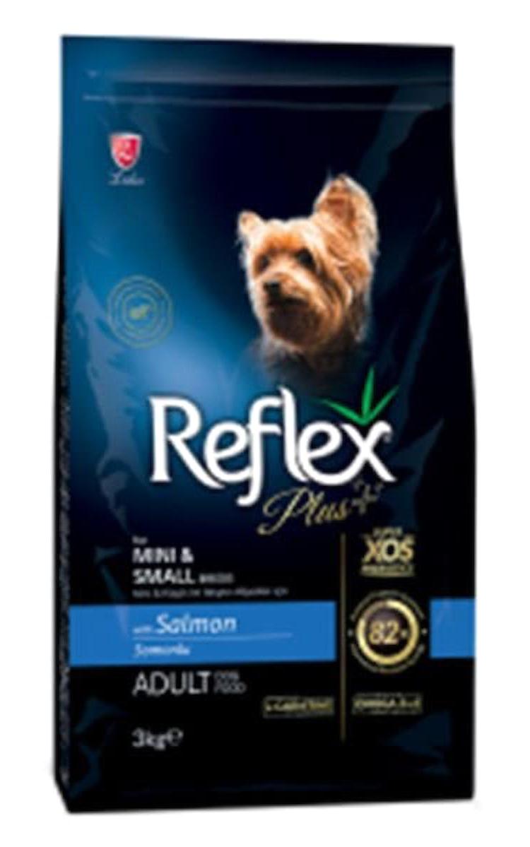 Reflex Plus Somon Aromalı Parça Etli Yetişkin Köpek Maması 3 kg Tekli