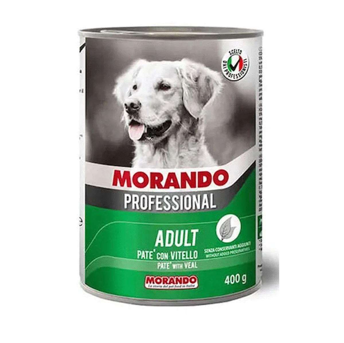 Morando Professional Pate Dana Etli Aromalı Soslu Yetişkin Köpek Maması 400 gr 12'li