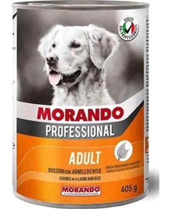 Morando Professional Gravy Kuzu Etli Aromalı Parça Etli Yetişkin Köpek Maması 405 gr 6'lı