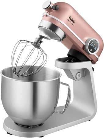 Fakir Retroplex Alüminyum 800 W 5.2 lt Stand Hamur Yoğurma ve Mutfak Şefi Pembe