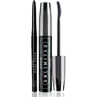 Avon Unlimited Kıvırma Çift Taraflı Siyah Maskara