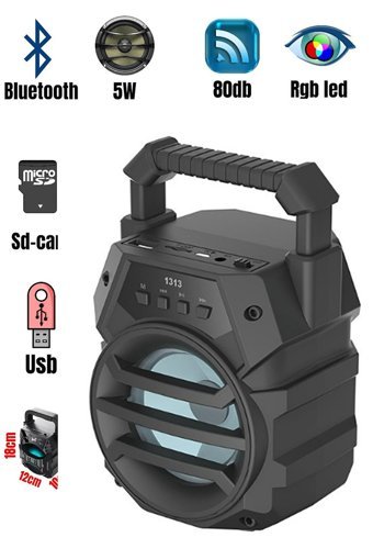 Platoon PL-4534 Bluetooth Hoparlör Siyah