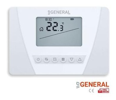 General Life 300S 40 Derece 0.1 Derece Hassasiyet Akıllı Kablosuz Dijital Termostat