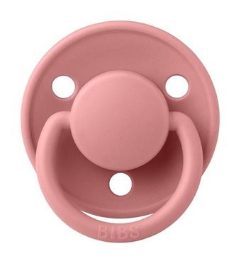 Bibs De Lux 0-36 Ay Delikli Kiraz Uçlu Silikon Emzik Pembe