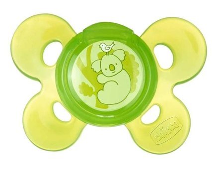 Chicco Physio Comfort 18 Ay+ Ortodontik Damaklı Silikon Emzik Yeşil